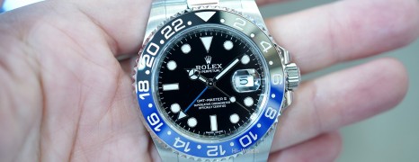 Rolex GMT-Master II Black Dial Black Blue Ceramic REF.116710BLNR (Batman)(11/2016)
