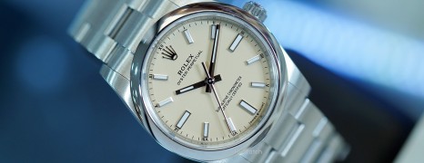 NEW!!! Rolex Oyster Perpetual Beige Dial 34 mm Ref.124200 (NEW Thai AD 09/2025)