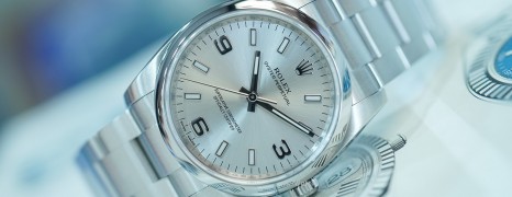Rolex Oyster Perpetual Silver Dial 34 mm REF.114200 (Thai AD 06/2017)
