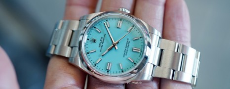 Rolex Oyster Perpetual Turquoise Blue Dial (Tiffany) Dial 36 mm REF.126000 (02/2023)