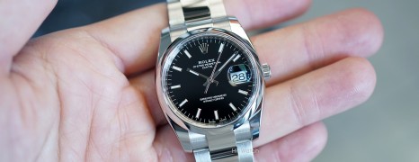 Rolex Oyster Perpetual Date Black Dial 34 mm Ref.115200 (11/2020)