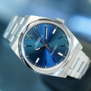 Rolex Oyster Perpetual Blue Dial 39 mm REF.114300 (05/2018)