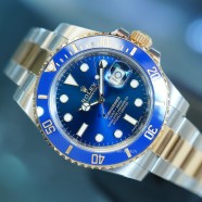 Rolex Submariner 2K Blue Sunburst Dial Ceramic 40 mm Ref.116613LB (Thai AD 08/2018)