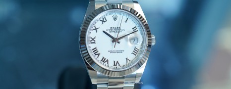 Rolex Datejust 41 White Gold Bezel White Roman Dial 41 mm Ref.126334 (03/2022)