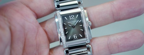 NEW!!! Patek Philippe Twenty~4 Gray Sunburst Dial 25.1 x 30 mm Ref.4910/1200A-010 (NEW Thai AD 03/2026)
