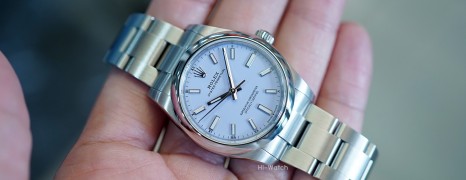 Rolex Oyster Perpetual Lavender Dial 34 mm REF.124200 (Thai AD 07/2026)