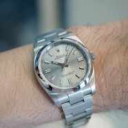 Rolex Oyster Perpetual Grey Stainless Steel Dial 36 mm REF.116000 (03/2016)