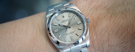 Rolex Oyster Perpetual Grey Stainless Steel Dial 36 mm REF.116000 (03/2016)
