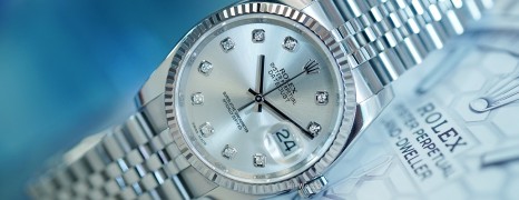 Rolex Datejust Jubilee Silver Diamond Dial 36 mm Ref.116234 (Thai AD 07/2017)