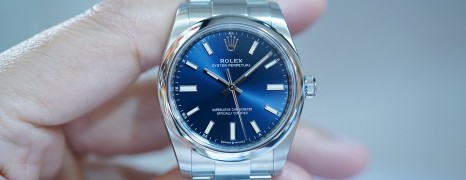 Rolex Oyster Perpetual Blue Dial 34 mm Ref.124200 (01/2025)