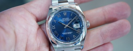 NEW!!! Rolex Datejust Bright Blue Dial 36 mm Ref.126200 (NEW Thai AD 09/2026)